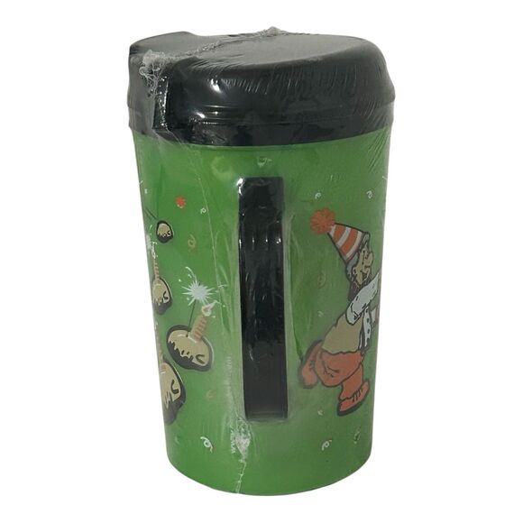 Lambert’s Cafe Throwed Rolls HEADS UP Birthday 32oz Green Insulated Travel Mug - Picture 4 of 7